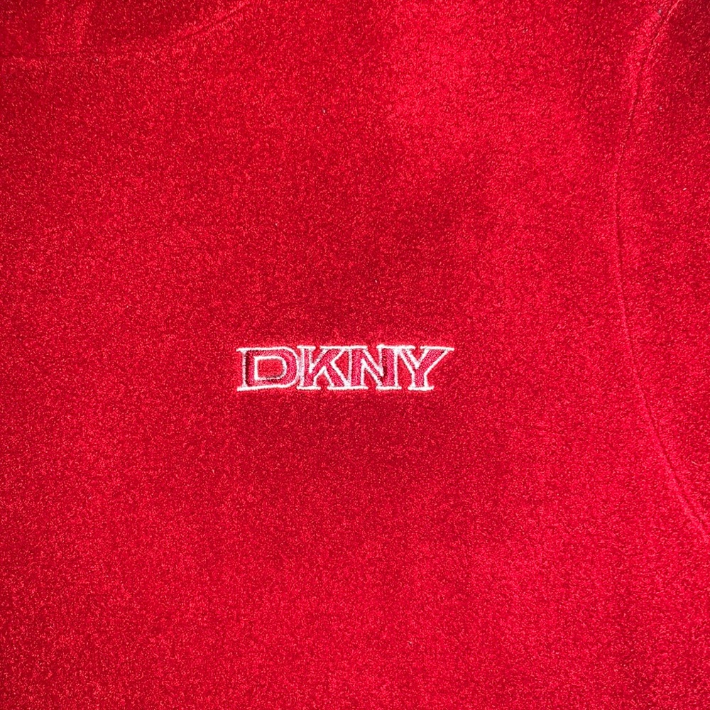 DKNY red pullover
